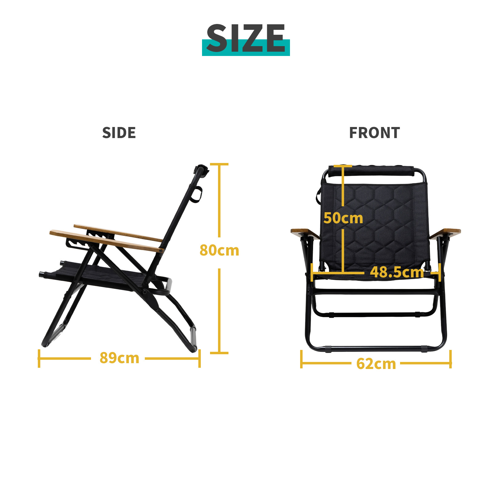 2ndロット】耐荷重100kg 4段階リクライニングチェア | HILLS FIELD