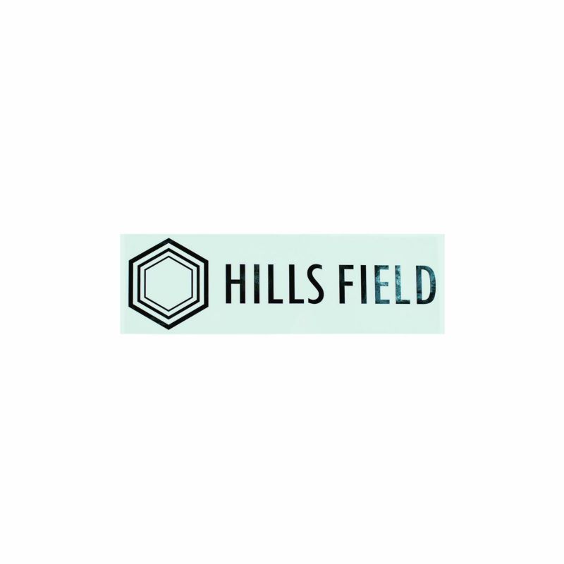 HILLS FIELD ロゴ カッティングステッカー ブラック 中 【240 x 78mm】 | HILLS  FIELD(ヒルズフィールド)公式販売サイト