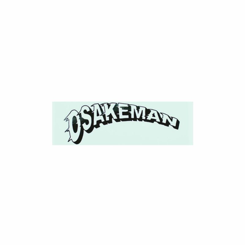 OSAKEMAN ロゴ カッティングステッカー ブラック 中 【240 x 80mm】 | HILLS FIELD(ヒルズフィールド)公式販売サイト