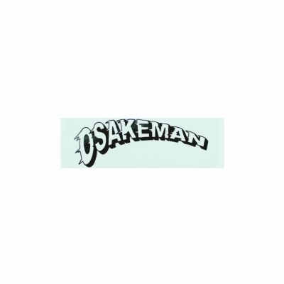 OSAKEMAN ロゴ カッティングステッカー ホワイト 小 【110 x 40mm】 | HILLS FIELD(ヒルズフィールド)公式販売サイト