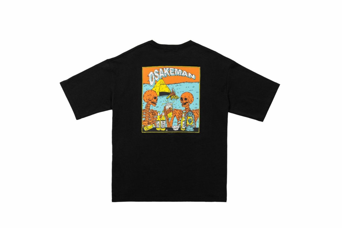 お酒マンTシャツ ビッグアウトドアTシャツ | HILLS FIELD(ヒルズ