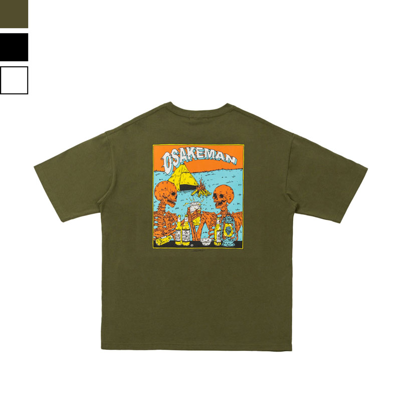 お酒マンTシャツ ビッグアウトドアTシャツ | HILLS FIELD(ヒルズ