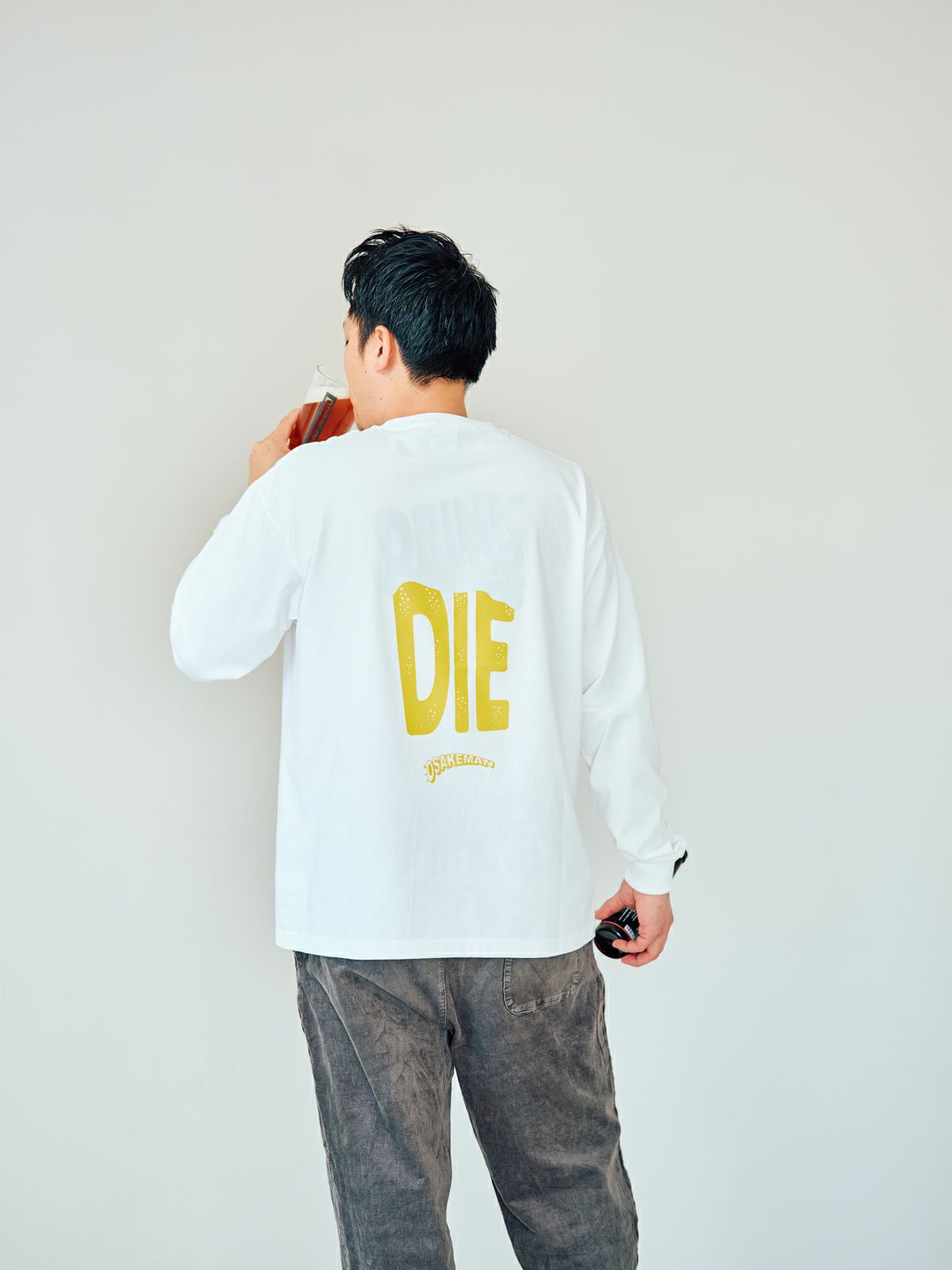 【初回生産数量限定】ヒルズフィールド　ドリンクオアダイ　グラス　TシャツXL HILLS FIELD 初回限定生産：DRINK OR DIE グラス + Tシャツ
