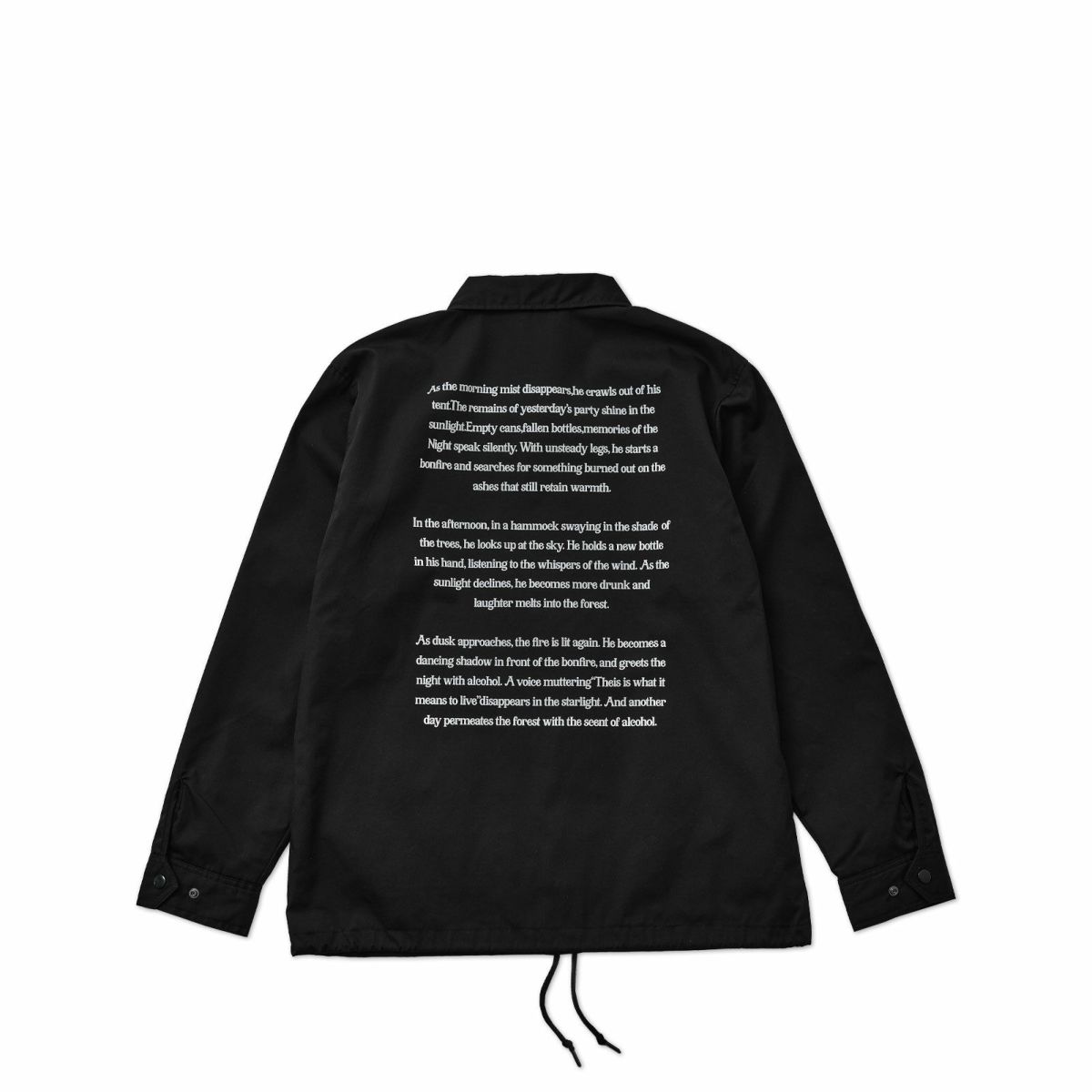 Alcoholic Camping T/C coach jacket | HILLS FIELD(ヒルズフィールド