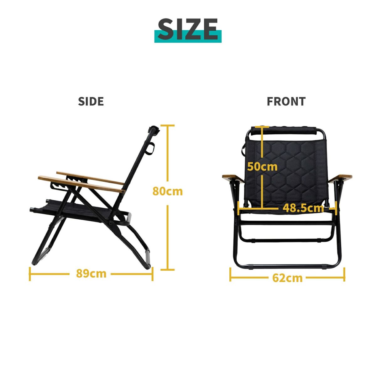 2ndロット】耐荷重100kg 4段階リクライニングチェア | HILLS FIELD